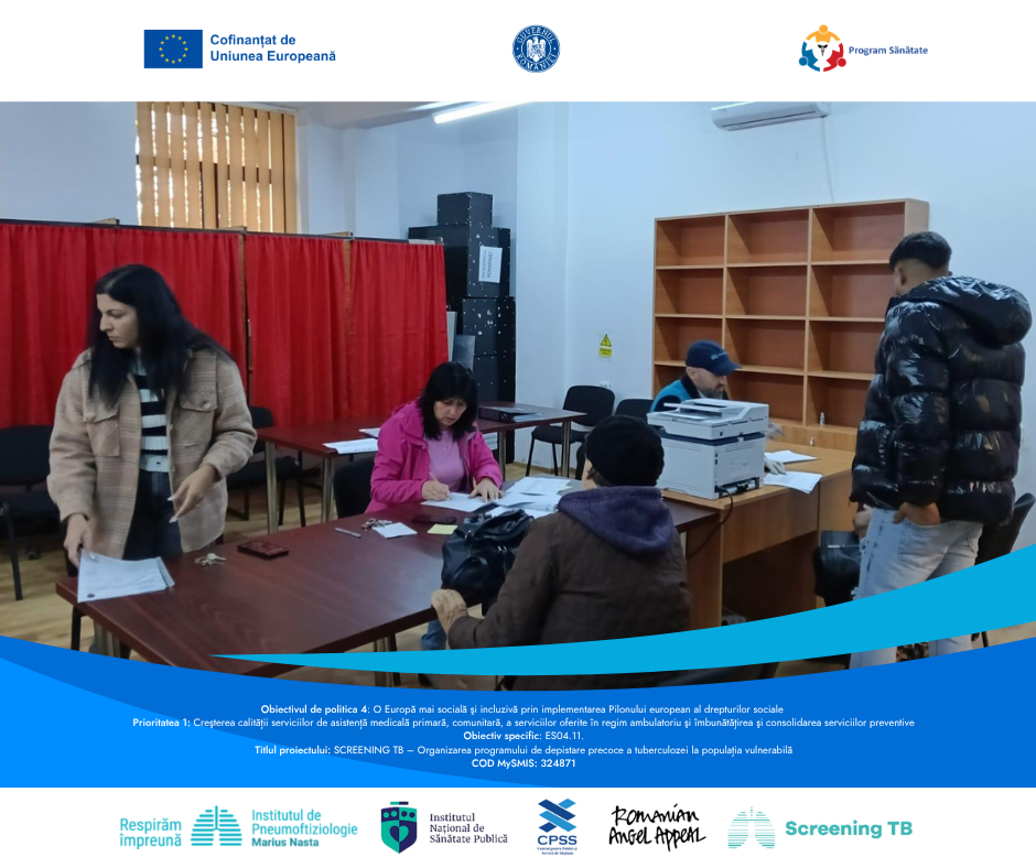 Caravana Screening TB în Teleorman: peste 1.600 de persoane investigate în comunități cu acces limitat la servicii medicale
