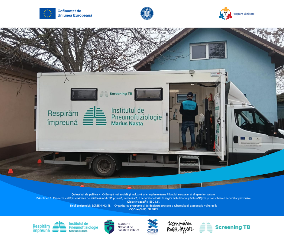 Ajungem în Mehedinți cu servicii gratuite de screening pulmonar